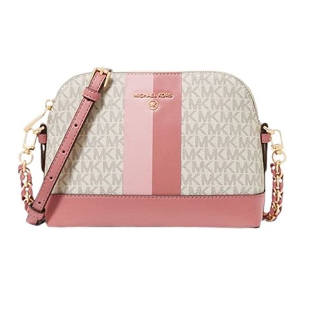% Authentic Michael Kors Coated Canvas Logo Crossbody